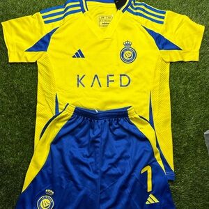 Ronaldo Al Nassr  Soccer Jersey kids set